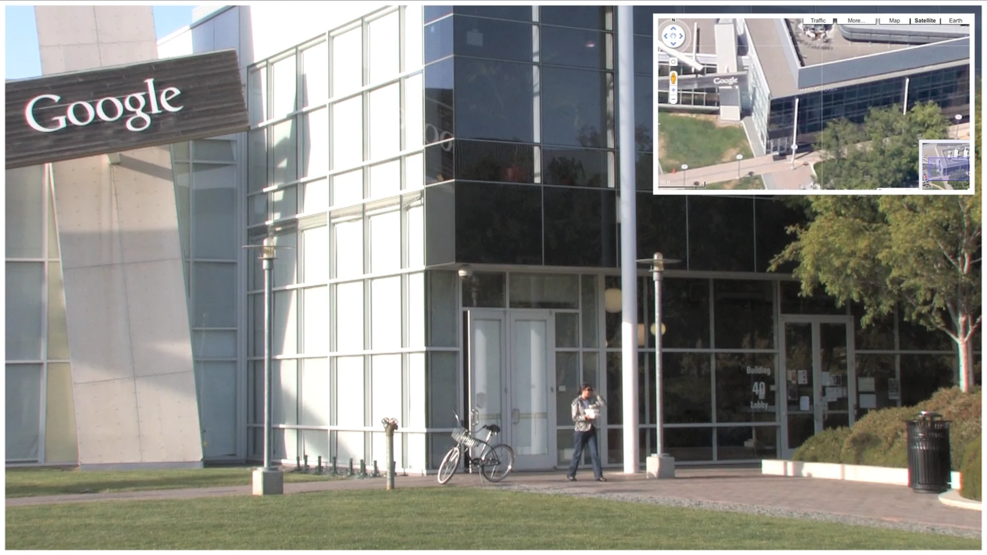 shot 1 from movie Workers Leaving the Googleplex by Andrew Norman Wilson